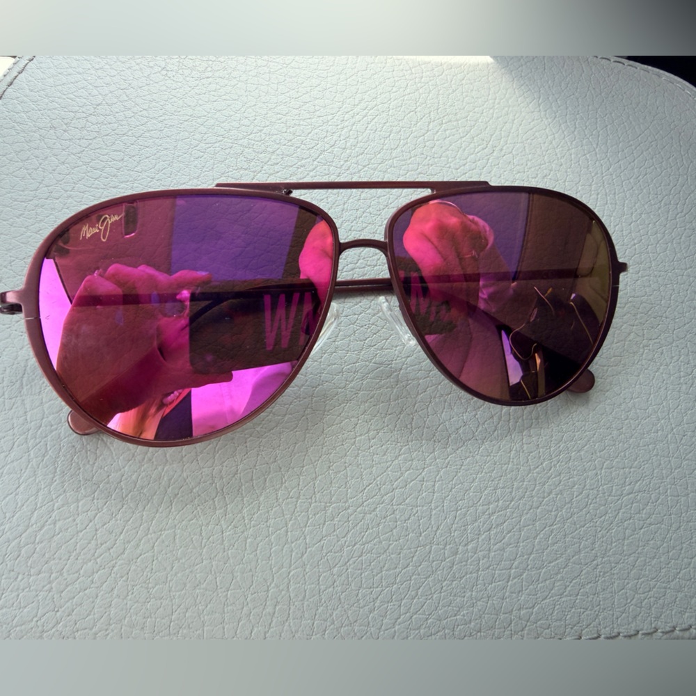Maui Jim Purple Aviator Sunglasses
